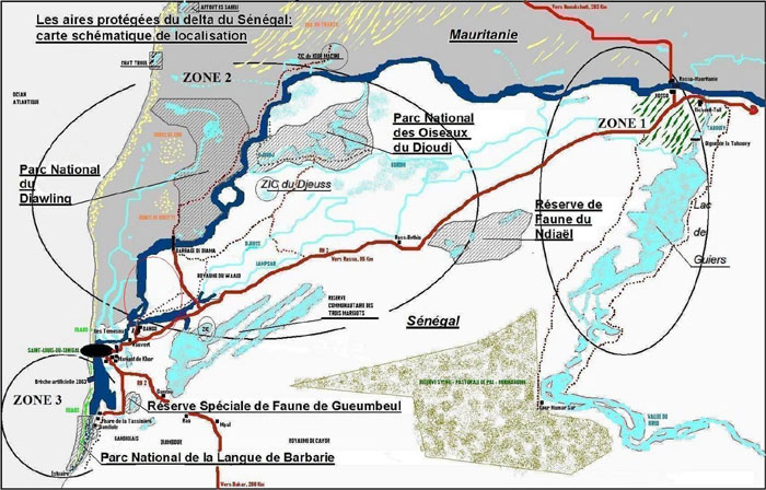 Environnement de Saint-Louis du S&eacute;n&eacute;gal